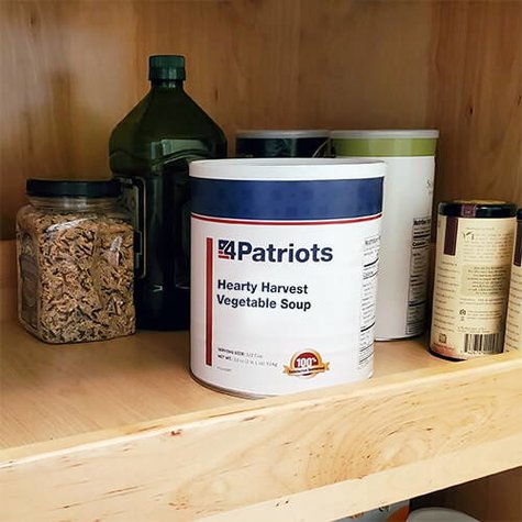 4Patriots Hearty Harvest Vegetable Soup - #10 Can in pantry