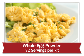 Whole Egg Powder - 72 Servings per Kit