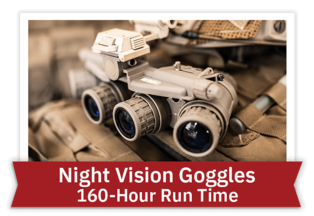 Night Vision Goggles - 160-Hour Run Time