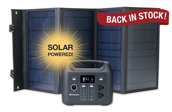 Patriot Power Sidekick mini generator with included 40-Watt solar panel