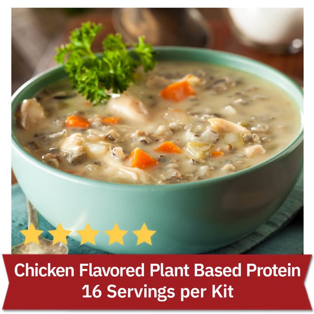 Chicken Flavored Plant Based Protein - 16 Servings