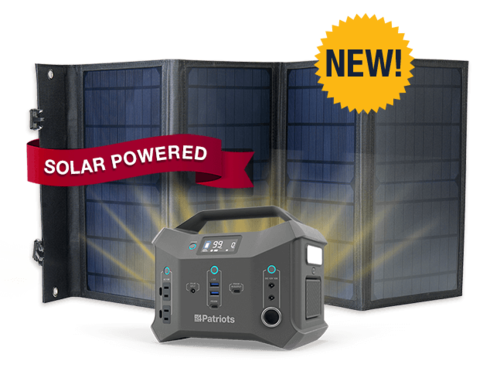 NEW! Patriot Power Sidekick + FREE 40-Watt Solar Panel