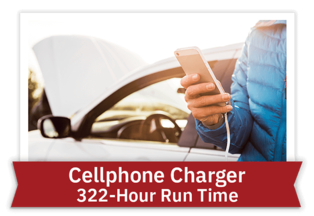 Cellphone Charger - 322-Hour Run Time