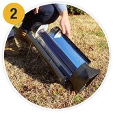 4Patriots Sun Kettle® XL Solar Cooker in the sunlight