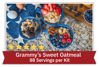 Grammy's Sweet Oatmeal - 88 Servings per kit