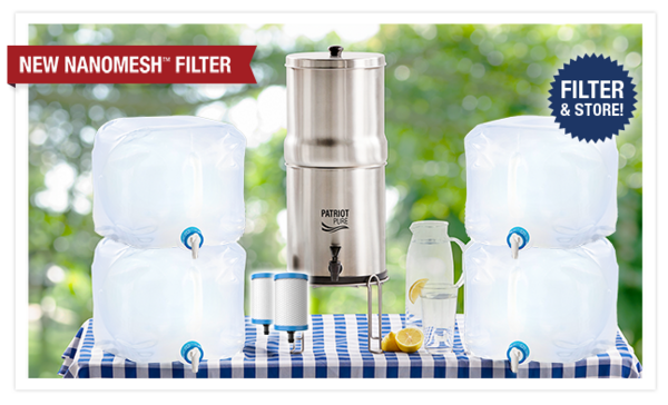 NEW! Patriot Pure Ultimate Water Filtration System with NEW Nanomesh Filter Technology