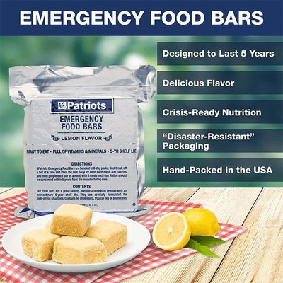 4Patriots Emergency Food Bars