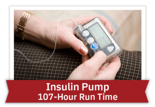 Insulin Pump - 107-Hour Run Time