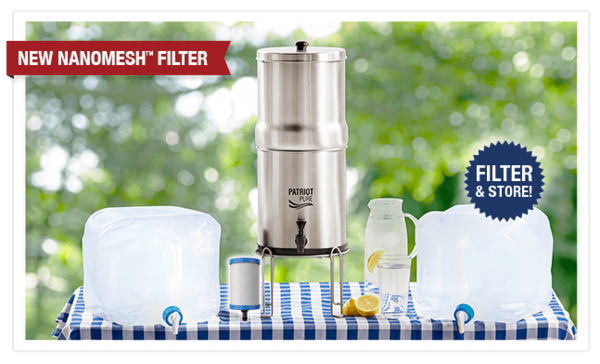 NEW! Patriot Pure Ultimate Water Filtration System with NEW Nanomesh Filter Technology