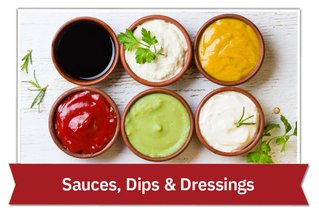 sauces, dips & dressings
