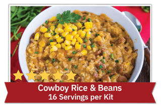 Cowboy Rice & Beans - 16 servings per kit