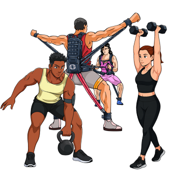 Trainer bei der Betreuung im Exopek Gym