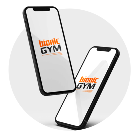 The BionicGym smartphone app, which is available on both Android and Apple devices.