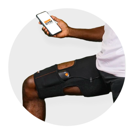 It's quick and simple to jump into a BionicGym workout, attach the wraps to your legs and connect your phone to begin your workout.