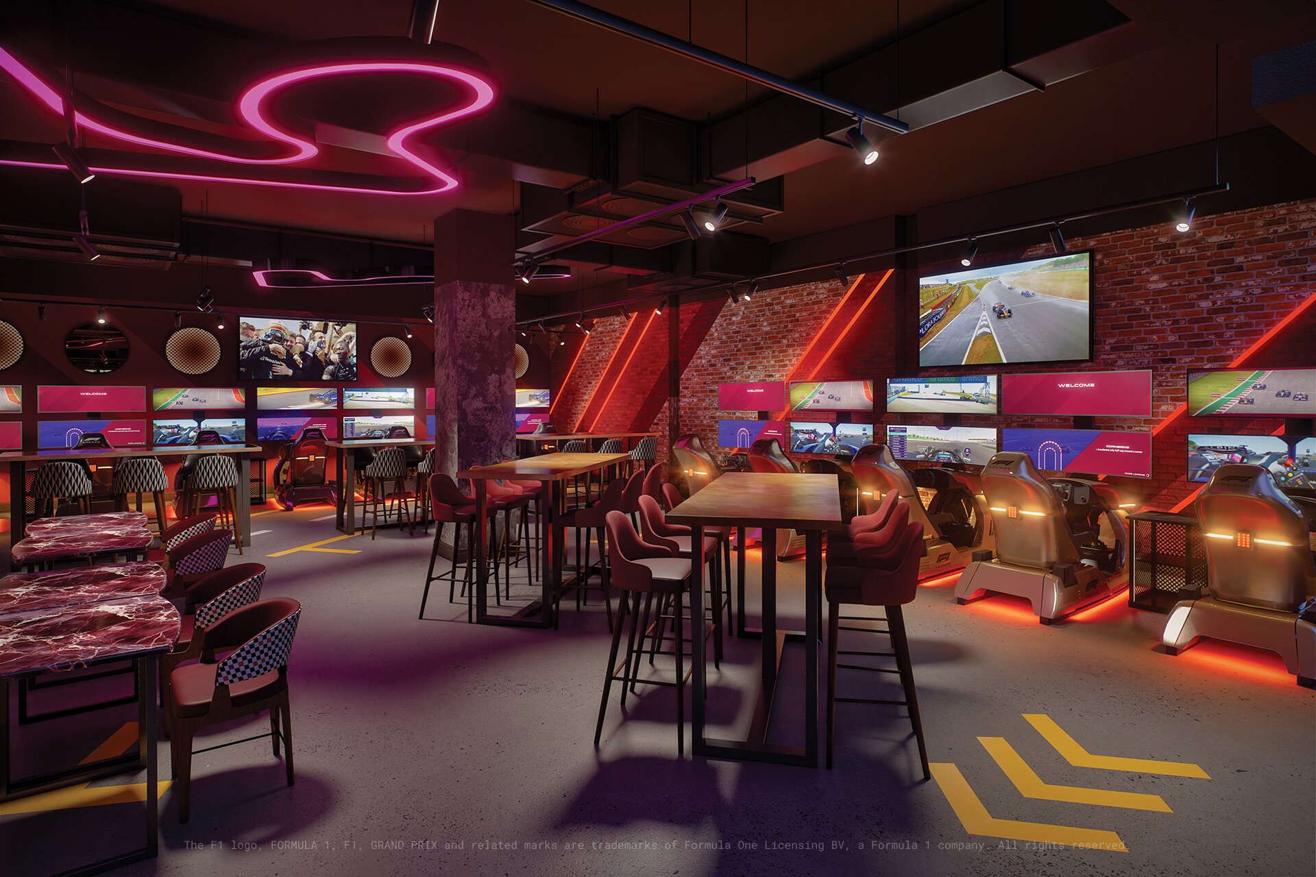 F1 Arcade Bar and Simulators