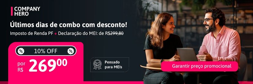Combo imposto de renda PF e declaração do mei por R$224
