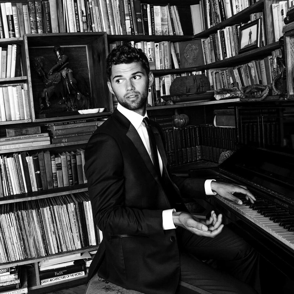 Black Tuxedo Rental Library Piano