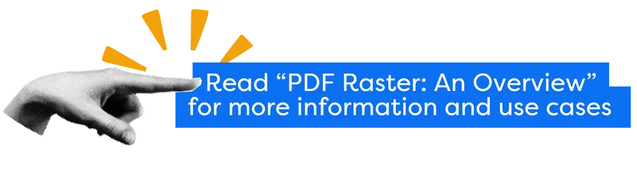 pdf raster overview datalogics