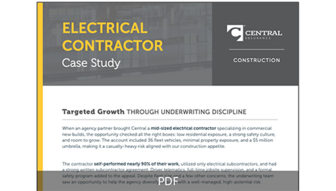 Screen shot of Electrical Contractor Targeted Growth Case Study
