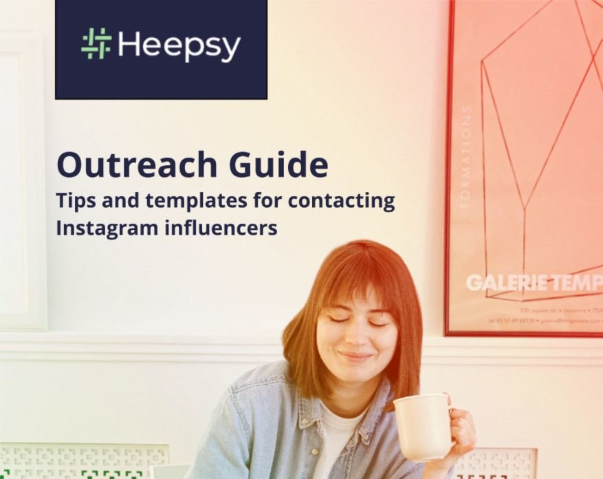 The cover of the influencer outreach guide.