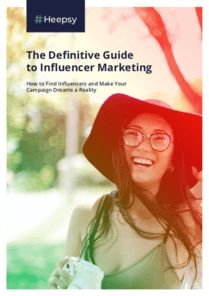 The cover of Heepsy's influencer marketing guide.