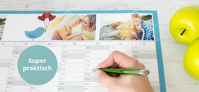 Terminplaner Jahreskalender Urlaubsplaner Gestalten Fotokasten