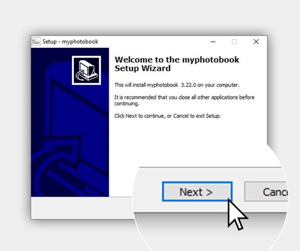 myphotobook programvaran Windows