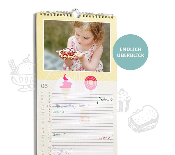 Wandkalender Selbst Gestalten Kuchenkalender