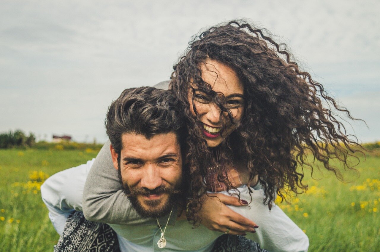 A happy young couple