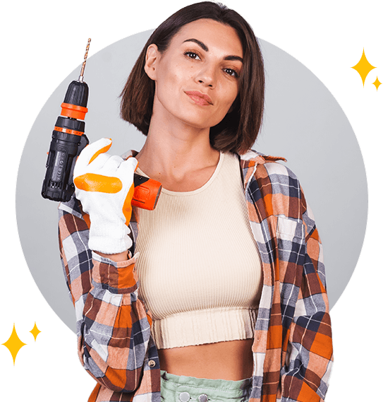 Woman Home Repair