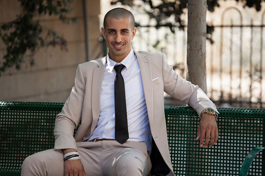 Happy man who has attained financial wellness