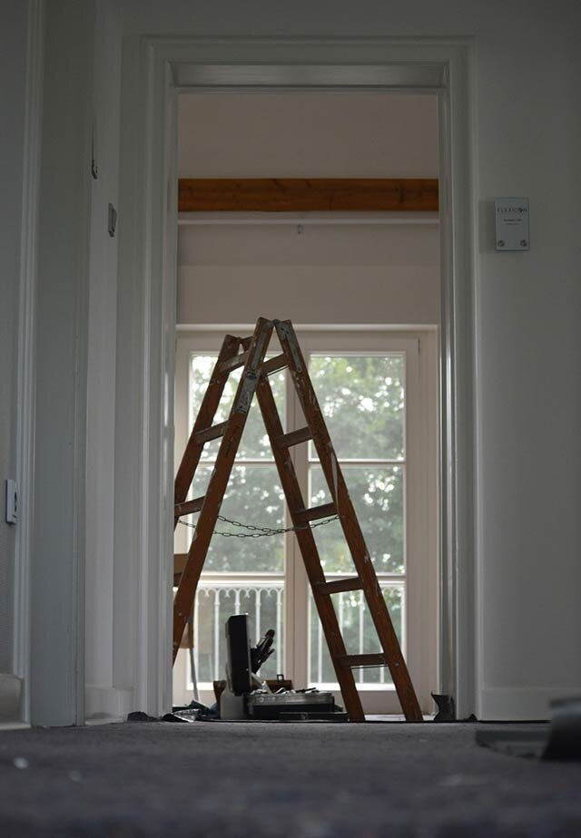 House being renovated