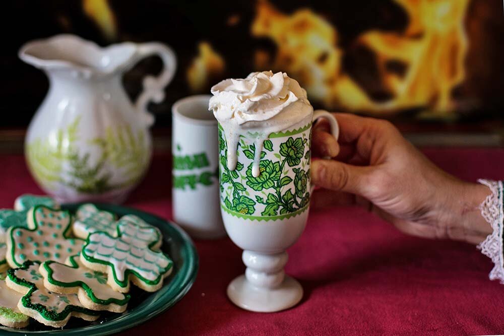 St.Patrick’s Day cookies and coffee