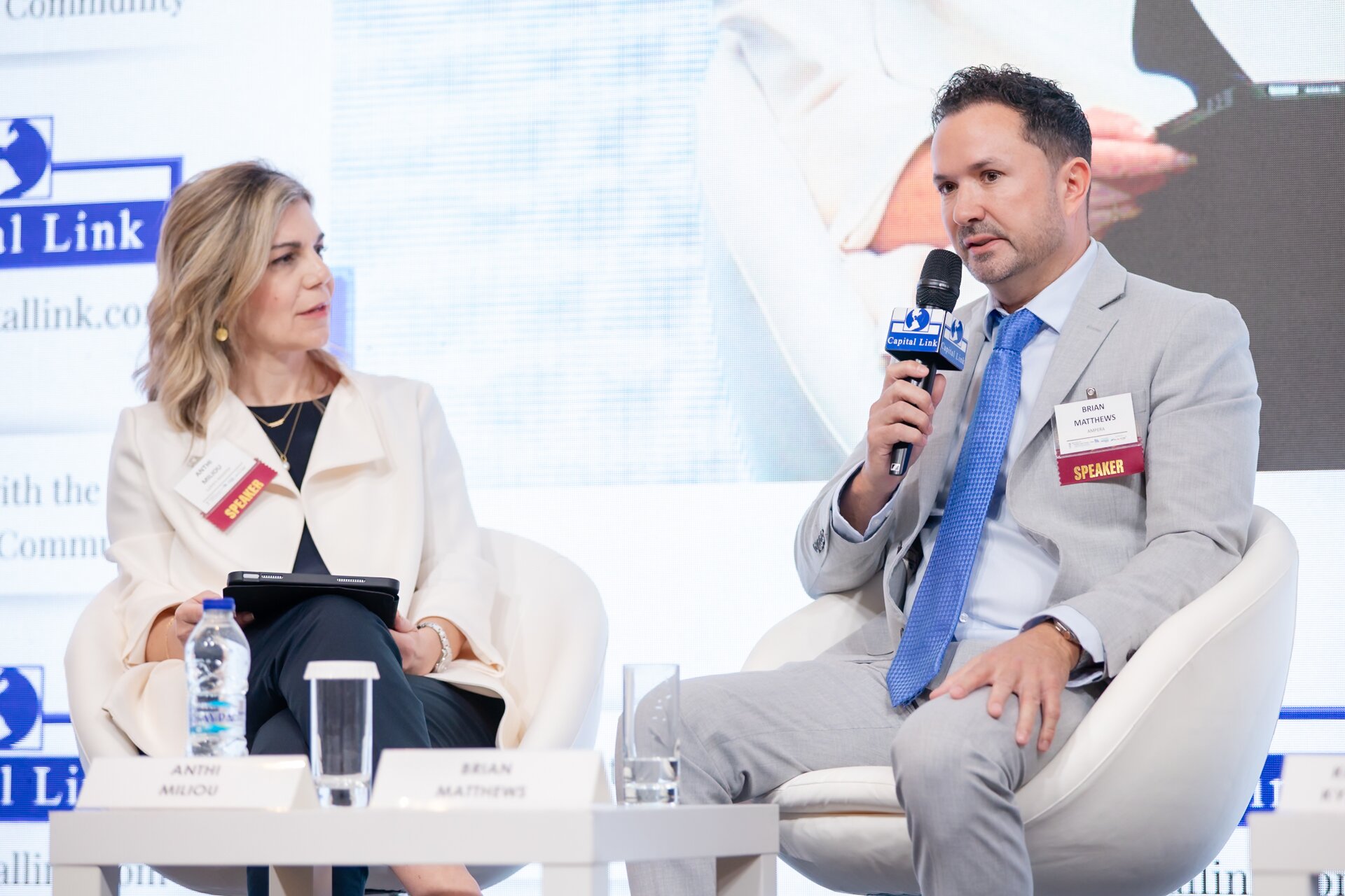 AMPERA Founder + CEO Brian Matthews Matthews joined an executive panel at the 10th Capital Link Maritime Leaders Session Summit in Athens, Greece