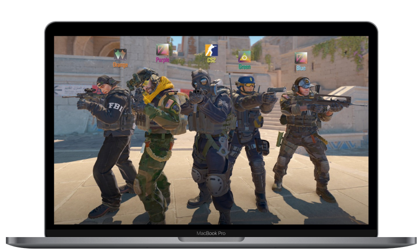 Counter-Strike 2 on Mac via Shadow PC 