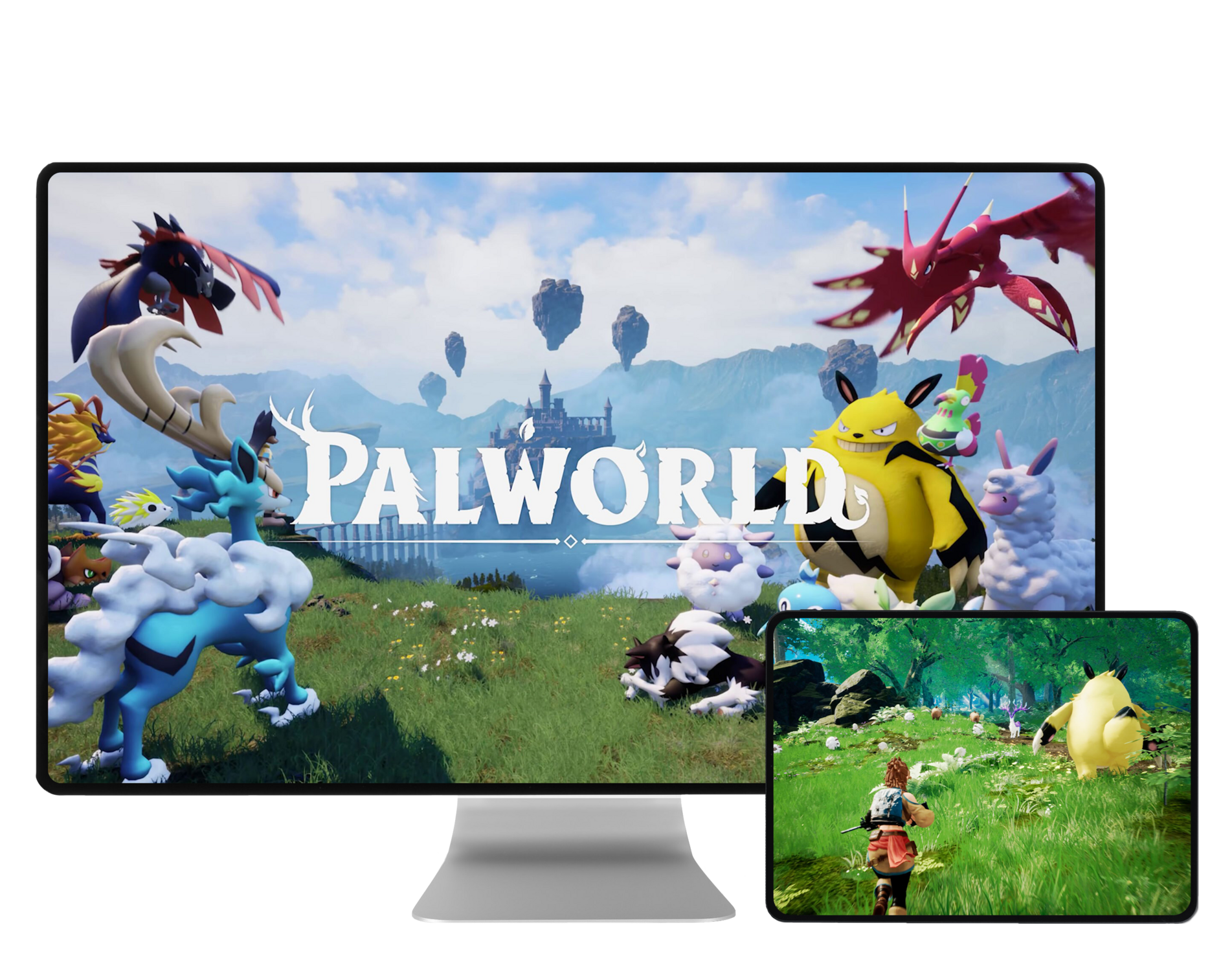 Palworld on Mac on iPad, thanks to Shadow PC