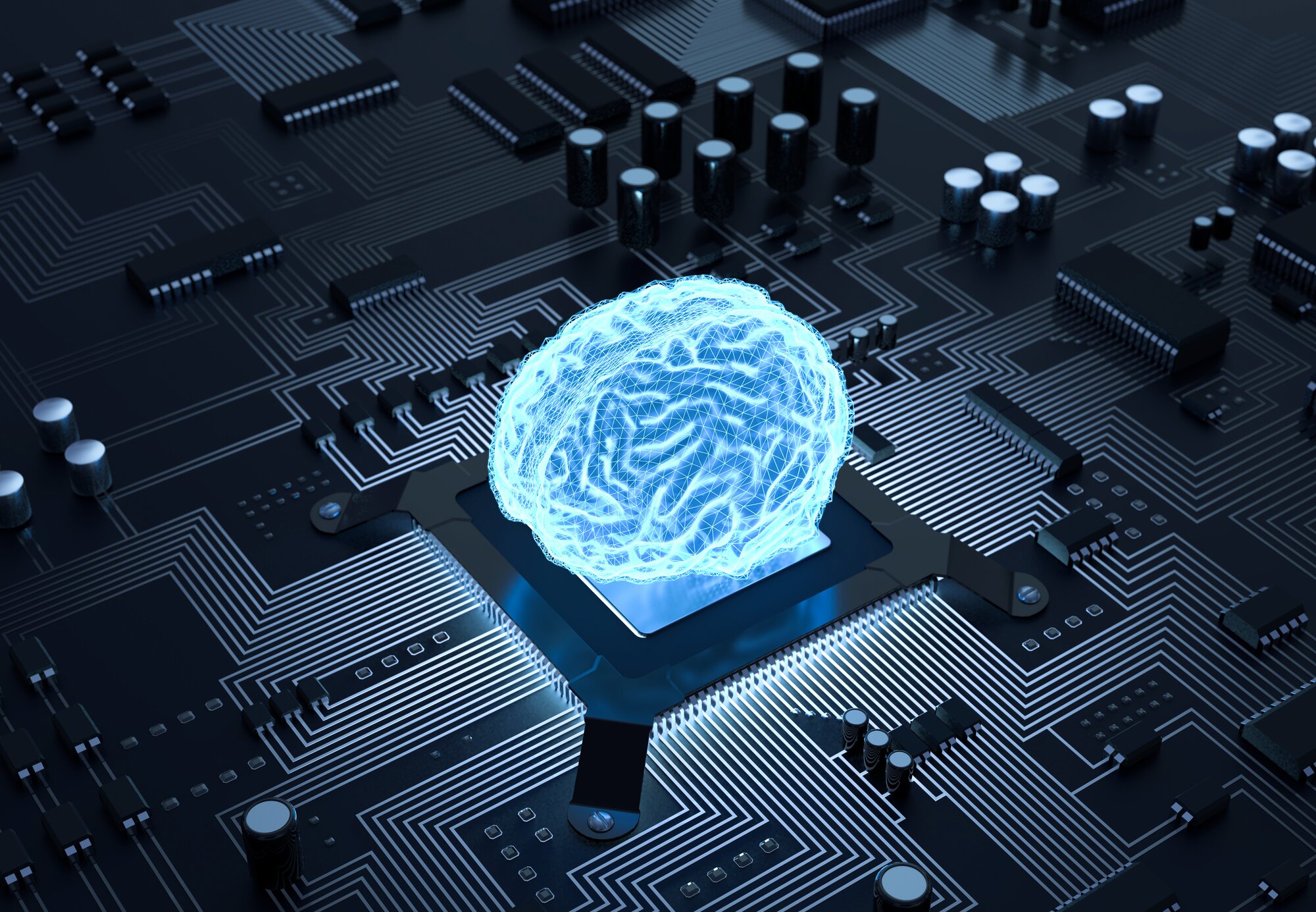 Brain on computer chip