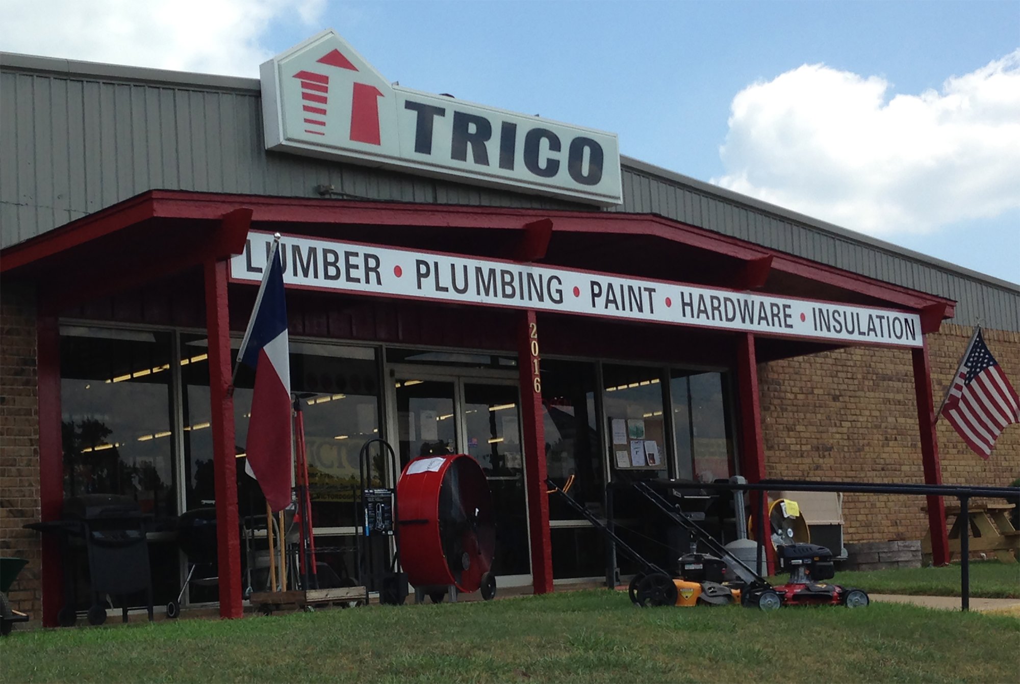 Trico Lumber Store front
