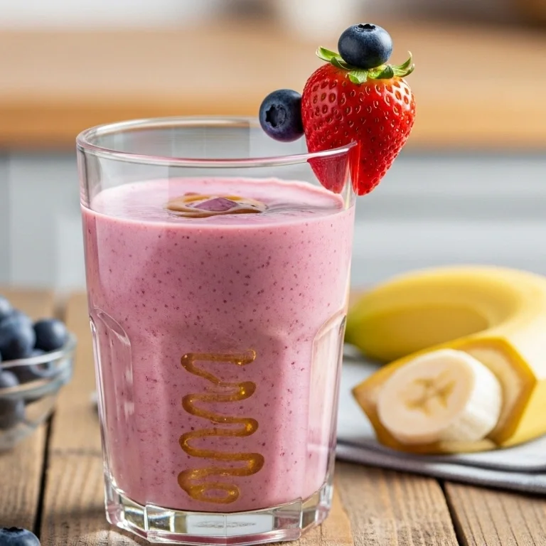 Creamy Banana-Berry Smoothie