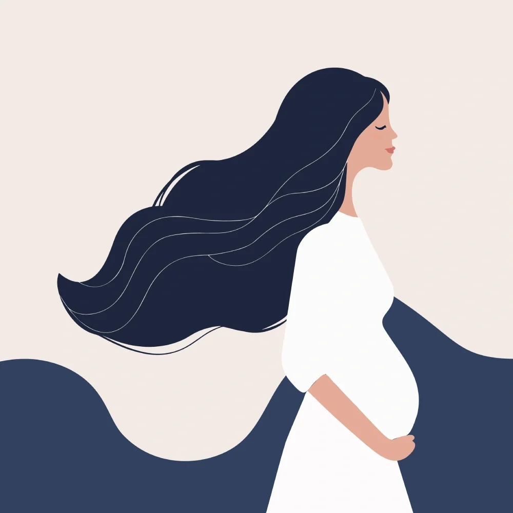 GreenPeach prenatal liquid vitamins for hair health during and after pregnancy