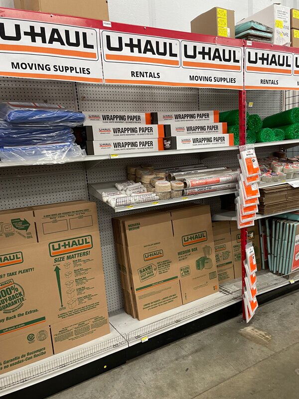 Uhaul shelf
