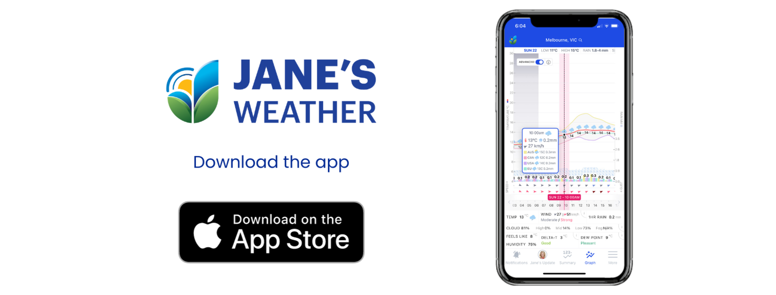 Download from the app store
