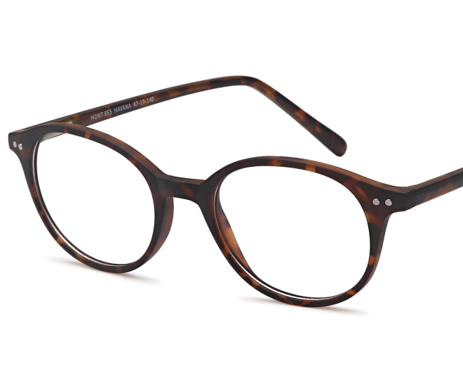 round dark brown tortoiseshell glasses