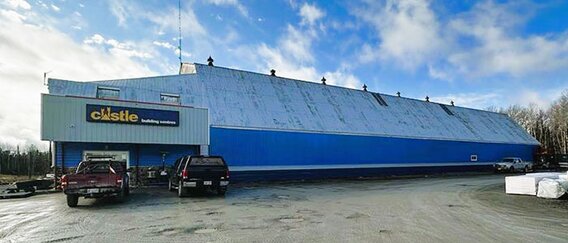 Got Wood Building Supplies taken outside, store front.