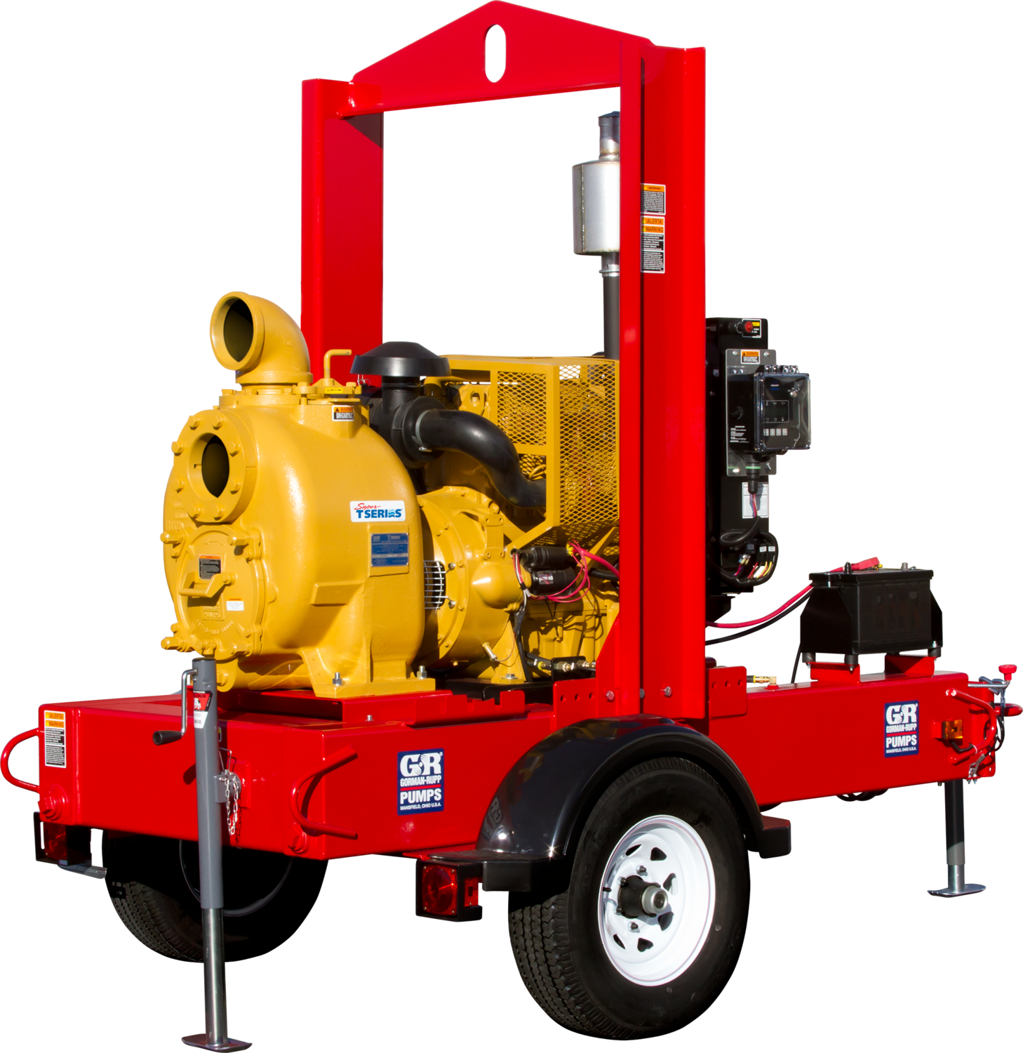 4" WET PRIME TRASH PUMP