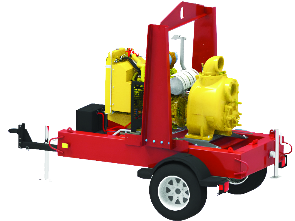 6" WET PRIME TRASH PUMP