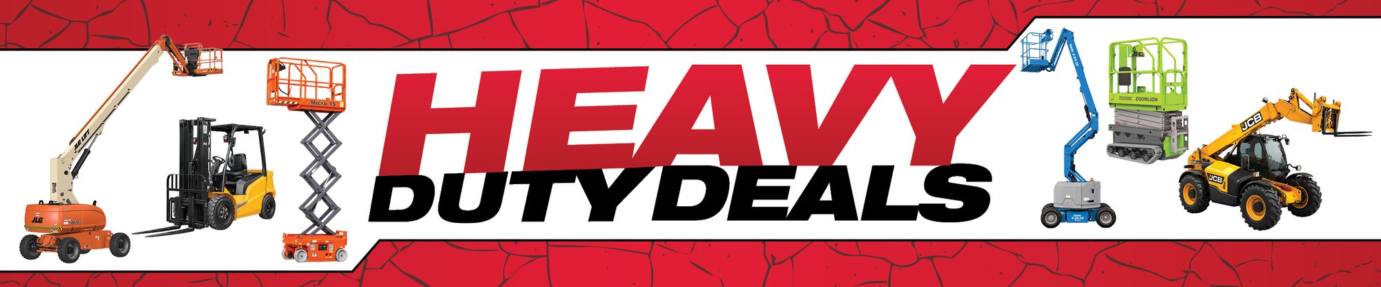 Heavy Duty Deals — quality machines priced to sell in NEW