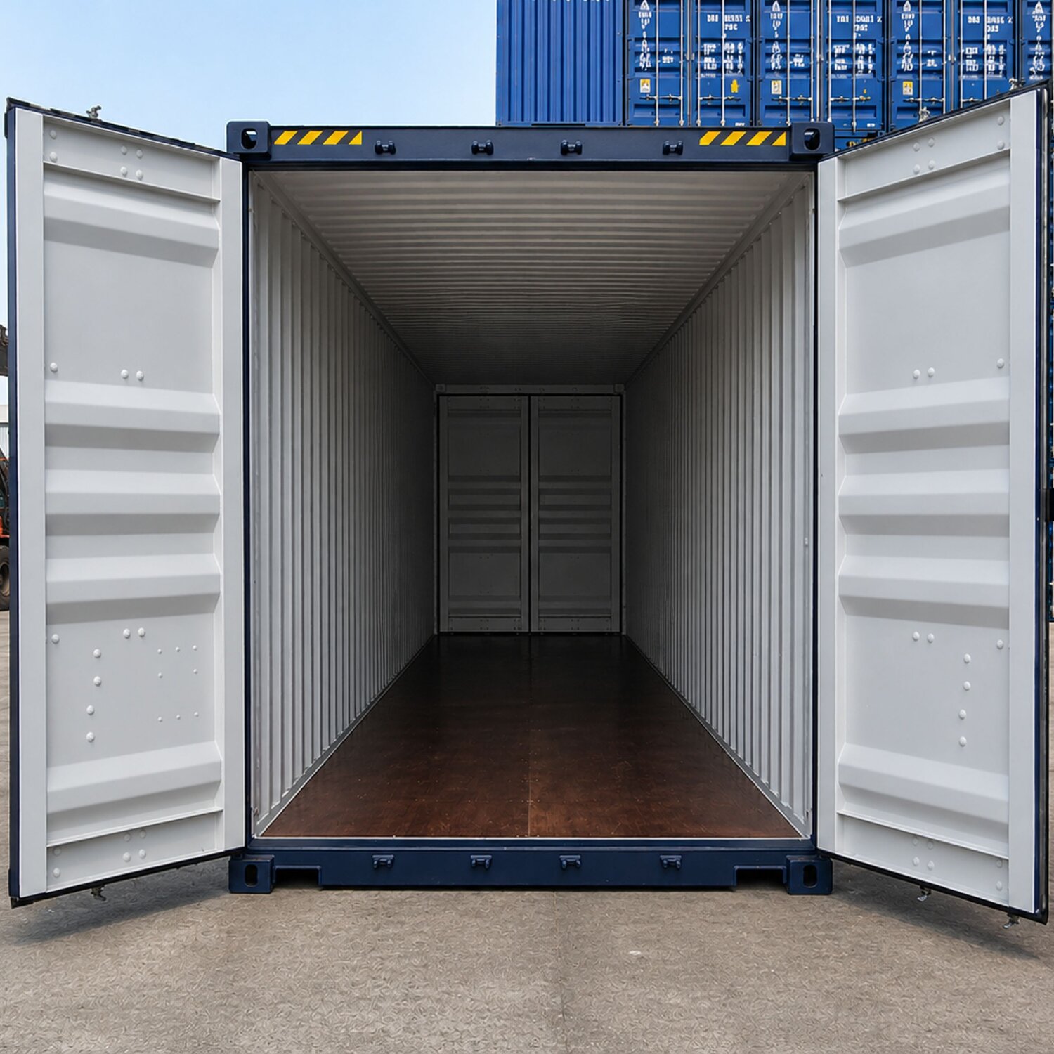 Double door container supplied by CBOX for storage and access use