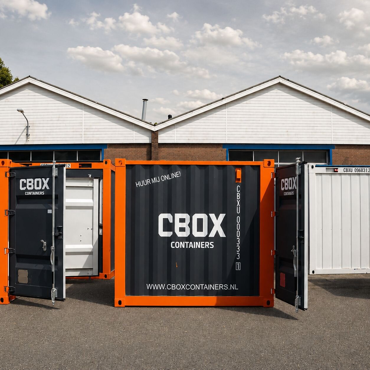 CBOX container viewed from the side