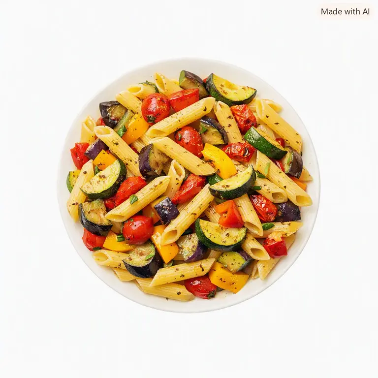 Penne with Roasted Vegetables